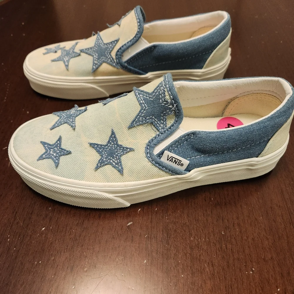 Vans Denim Starry Nighy Slip-On Shoes